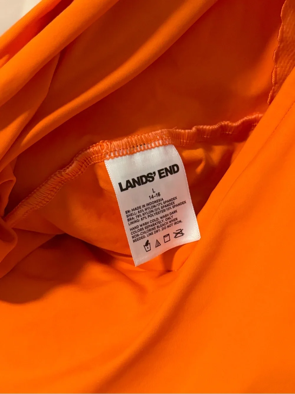 Lands End lightweight coral